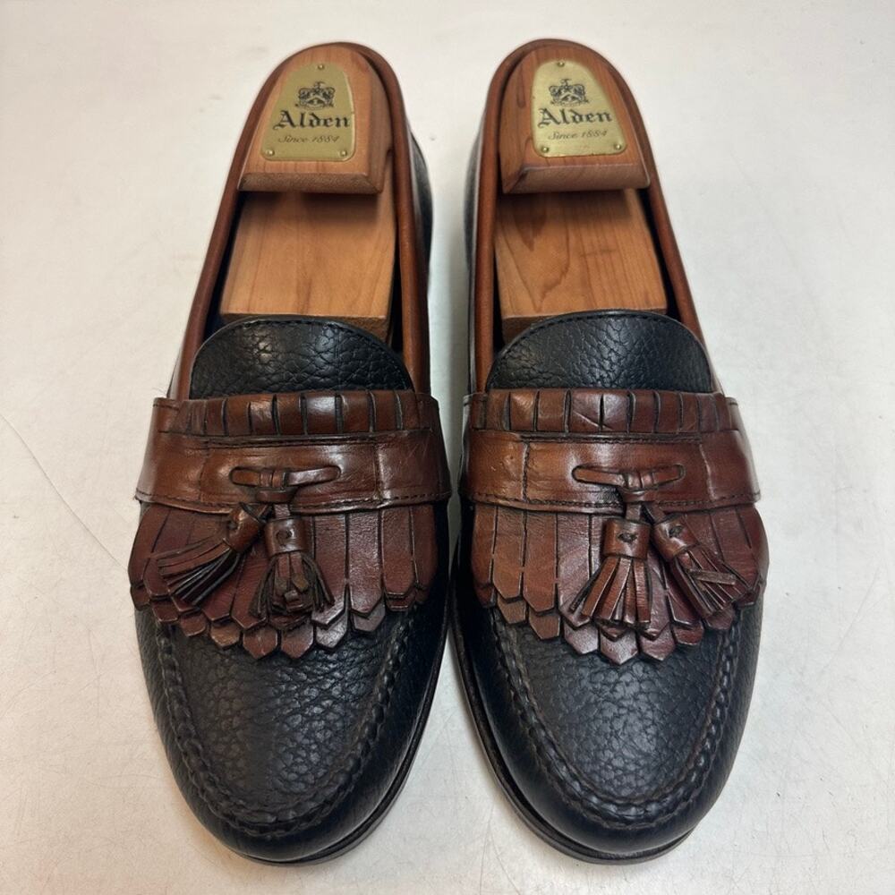 NEW HEELS Rancourt & Co x H S Trask Handsewn Tassel Kiltie Loafer Moc USA 9.5 D